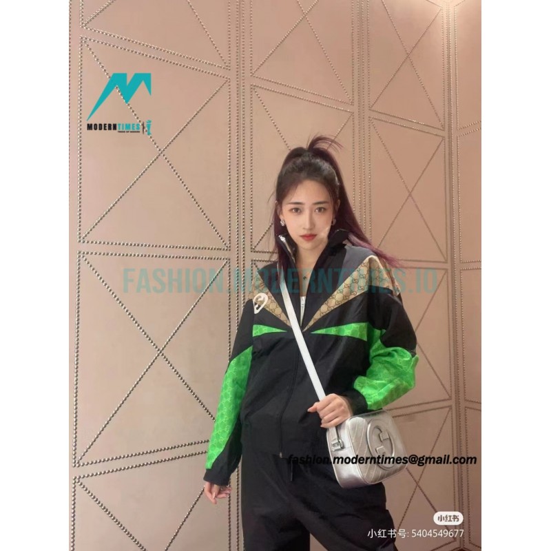 Gucci - Color Contrast Patchwork Presbytery Casual Sports Suit Coat
