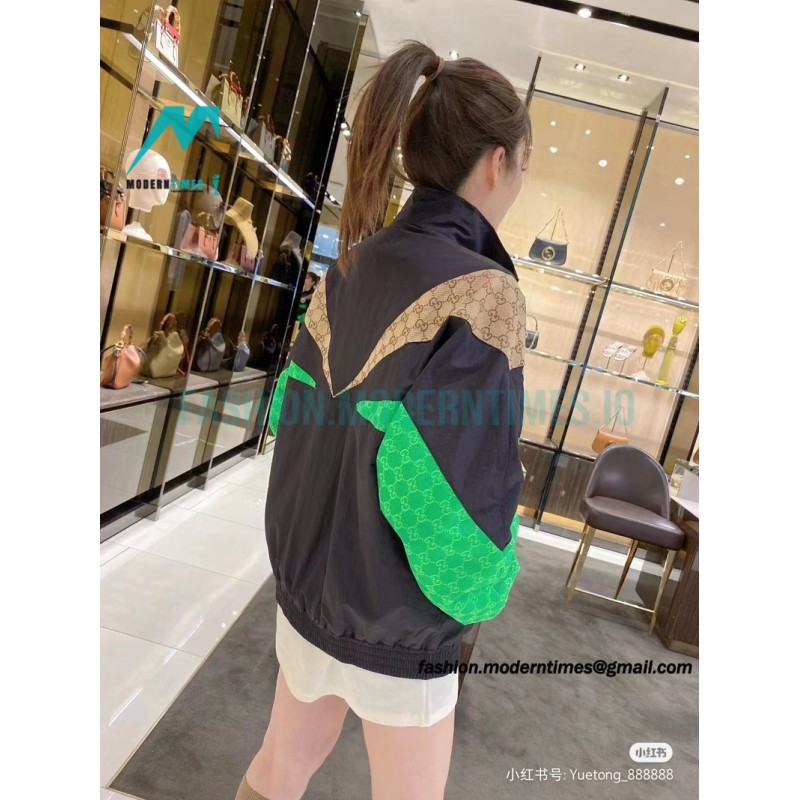 Gucci - Color Contrast Patchwork Presbytery Casual Sports Suit Coat