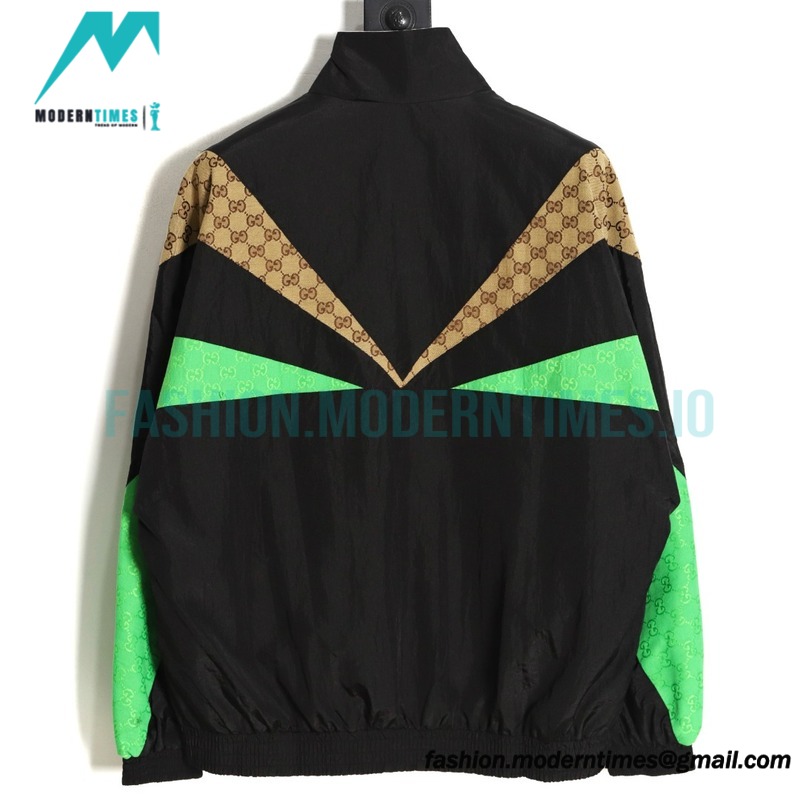Gucci - Color Contrast Patchwork Presbytery Casual Sports Suit Coat