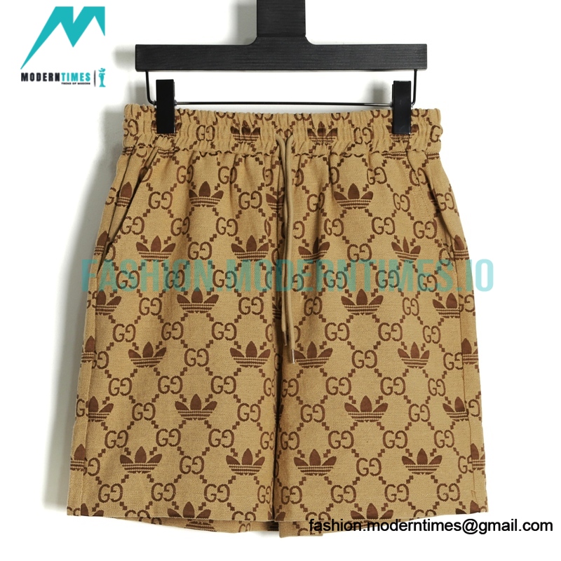 Gucci - Adidas Co-branded Limited Series Jacquard Knit Shorts Pants