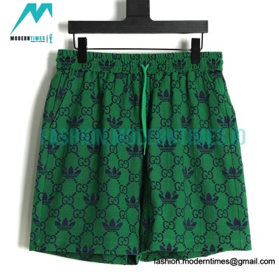 Gucci - Adidas Co-branded Limited Series Jacquard Knit Shorts Pants