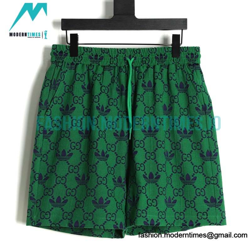 Gucci - Adidas Co-branded Limited Series Jacquard Knit Shorts Pants