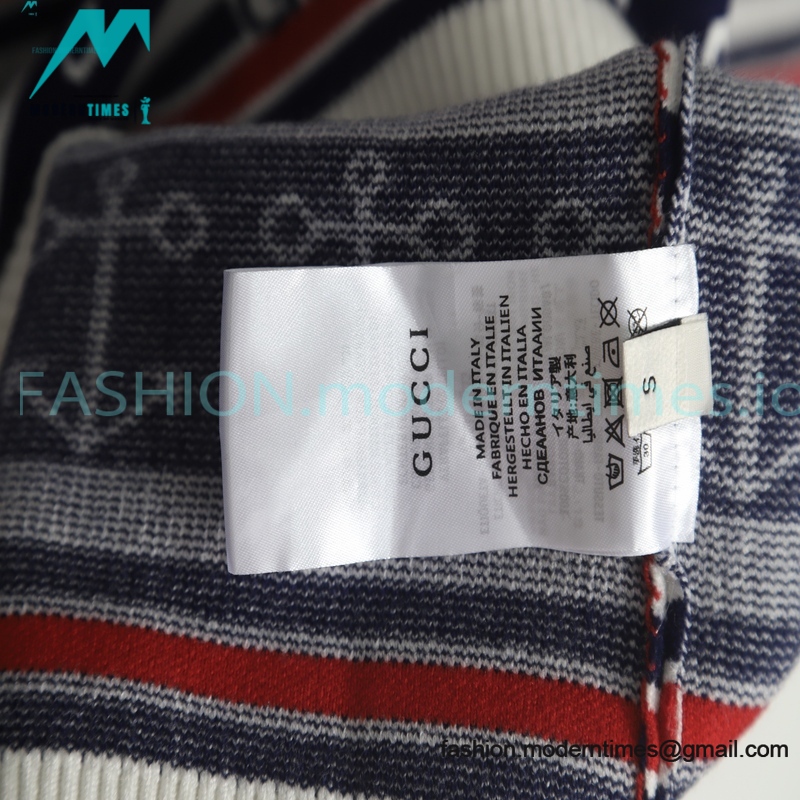 Gucci - Anchor Jacquard Wool Sweater