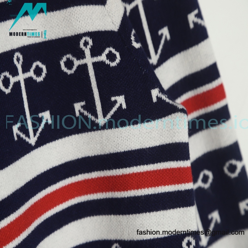 Gucci - Anchor Jacquard Wool Sweater