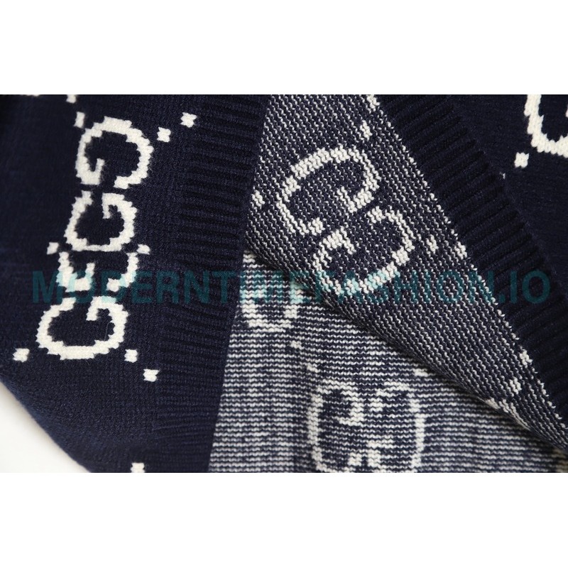 Gucci - 23GW Full Print Jacquard Crewneck Sweater