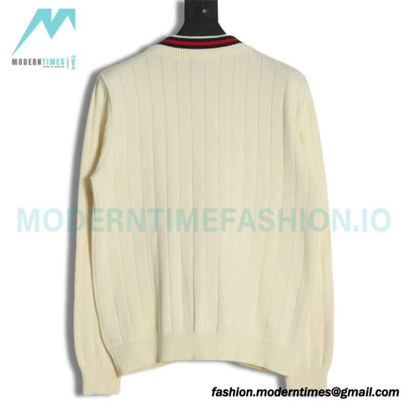 Gucci - 21FW Double G Knit Cut-out Cardigan Sweater