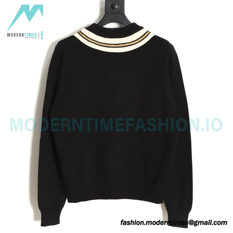 Gucci - 23ss classic Bee V-neck sweater