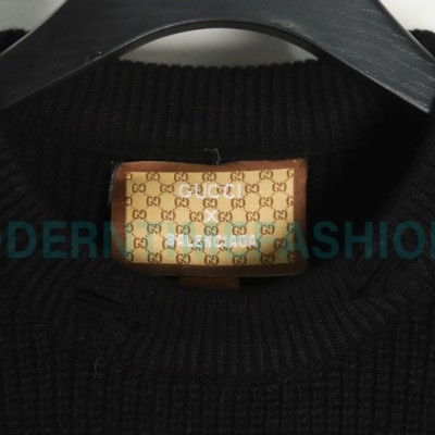 Gucci - Balenciaga 23SS Co-branded Big Logo Knitted Long-sleeved Sweater