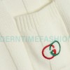 Gucci - Chest Pocket Embroidered Double G Striped Sweater