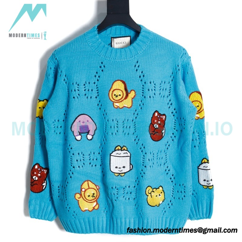 Gucci - Kawaii Cartoon Crewneck Sweater