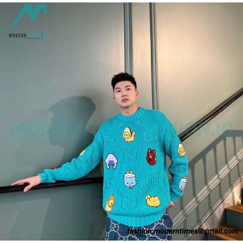 Gucci - Kawaii Cartoon Crewneck Sweater