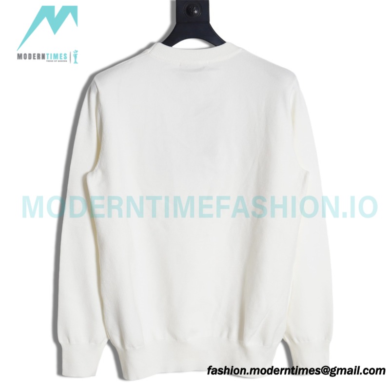 Gucci - 23Fw 1921 Series Embroidered Knitted Sweater