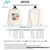 Gucci - 23Fw Colored Lettered Embroidered Knitted Sweater