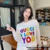 Gucci - 23Fw Colored Lettered Embroidered Knitted Sweater