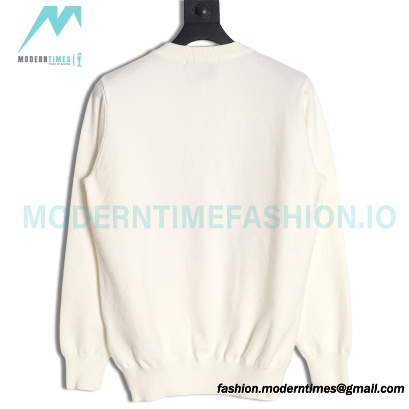 Gucci - 23Fw Colored Lettered Embroidered Knitted Sweater