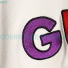 Gucci - 23Fw Colored Lettered Embroidered Knitted Sweater