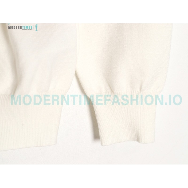 Gucci - 23Fw Colored Lettered Embroidered Knitted Sweater