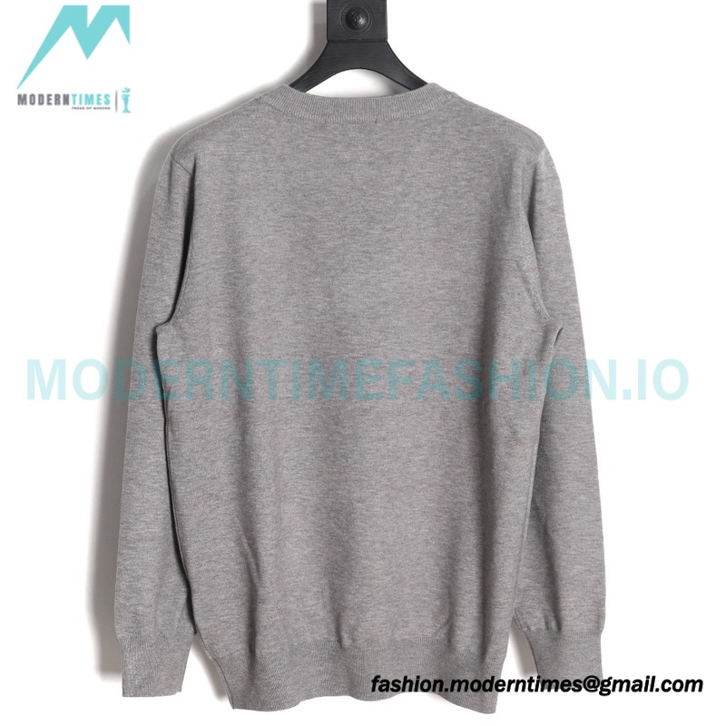 Gucci - 23Fw Double G Embroidered Small Label Knit Sweater