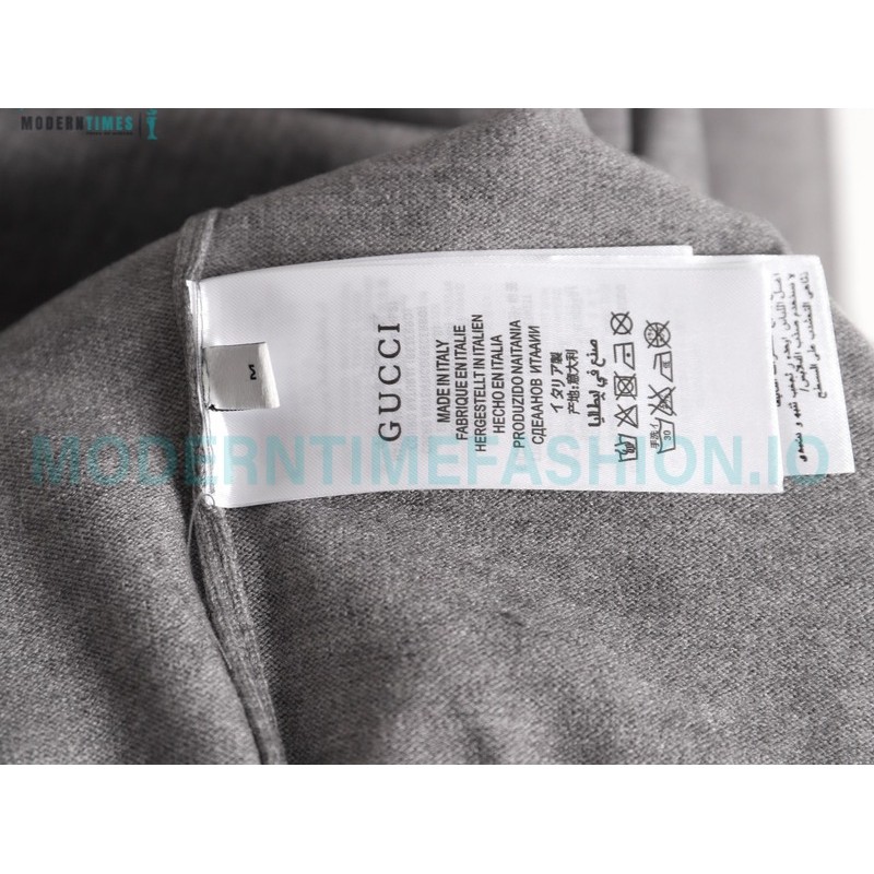 Gucci - 23Fw Double G Embroidered Small Label Knit Sweater