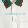 Gucci - 23ss Sleeve Red/Green Thread Ribbon Matching Color Polo Shirt