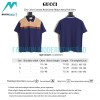 Gucci - 23ss Color Contrast Red/Green Ribbon Navy Polo Shirt