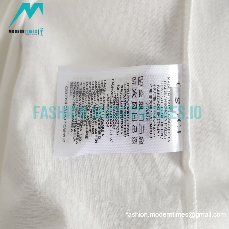 Gucci - 21ss Gold Label Embroidered Short Sleeve T-shirt