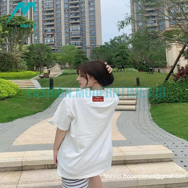 Gucci - 21ss Gold Label Embroidered Short Sleeve T-shirt