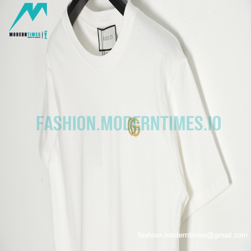 Gucci - 21ss Gold Label Embroidered Short Sleeve T-shirt