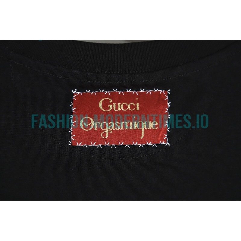 Gucci - 21ss Gold Label Embroidered Short Sleeve T-shirt