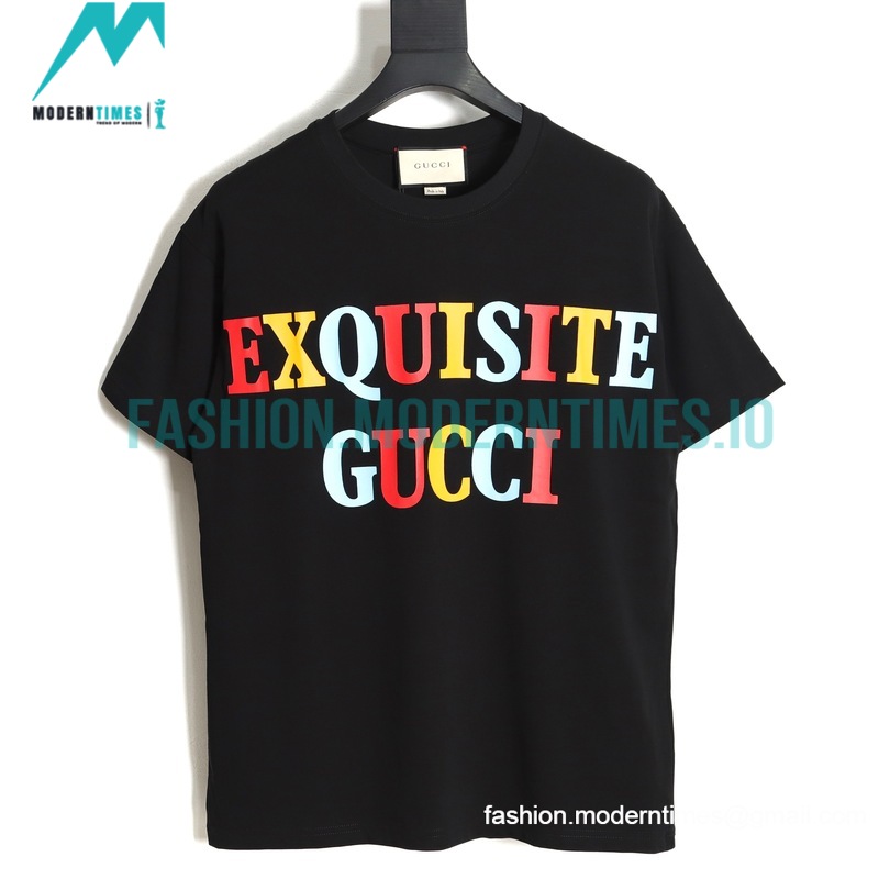 Gucci - 23ss Letter Portrait Print Short Sleeve