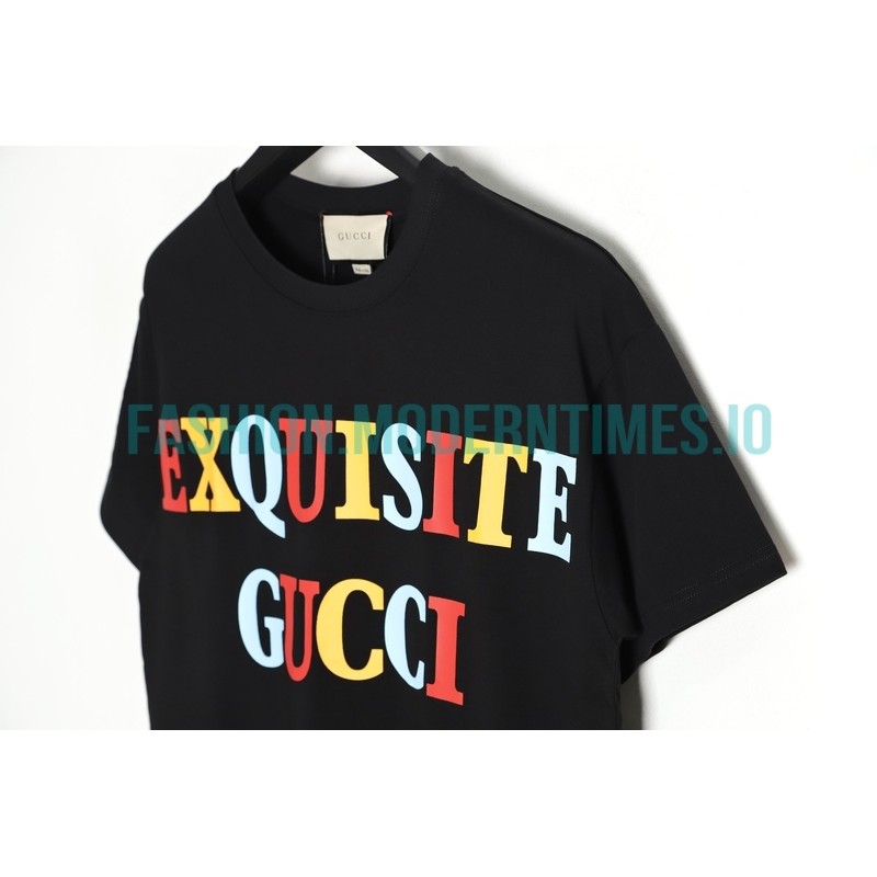 Gucci - 23ss Letter Portrait Print Short Sleeve