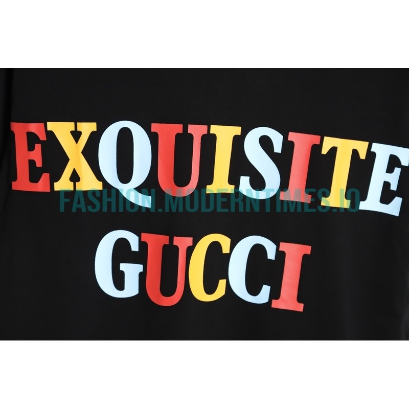 Gucci - 23ss Letter Portrait Print Short Sleeve