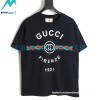 Gucci - 22ss Twist Stripe Printed Short Sleeve
