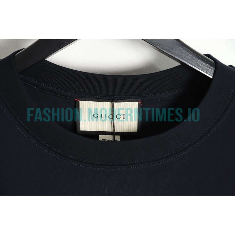 Gucci - 22ss Twist Stripe Printed Short Sleeve