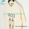 Gucci - Long Laces Letter Logo Short-sleeved Round Neck T-shirt
