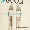 Gucci - Long Laces Letter Logo Short-sleeved Round Neck T-shirt