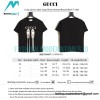 Gucci - Long Laces Letter Logo Short-sleeved Round Neck T-shirt