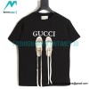 Gucci - Long Laces Letter Logo Short-sleeved Round Neck T-shirt
