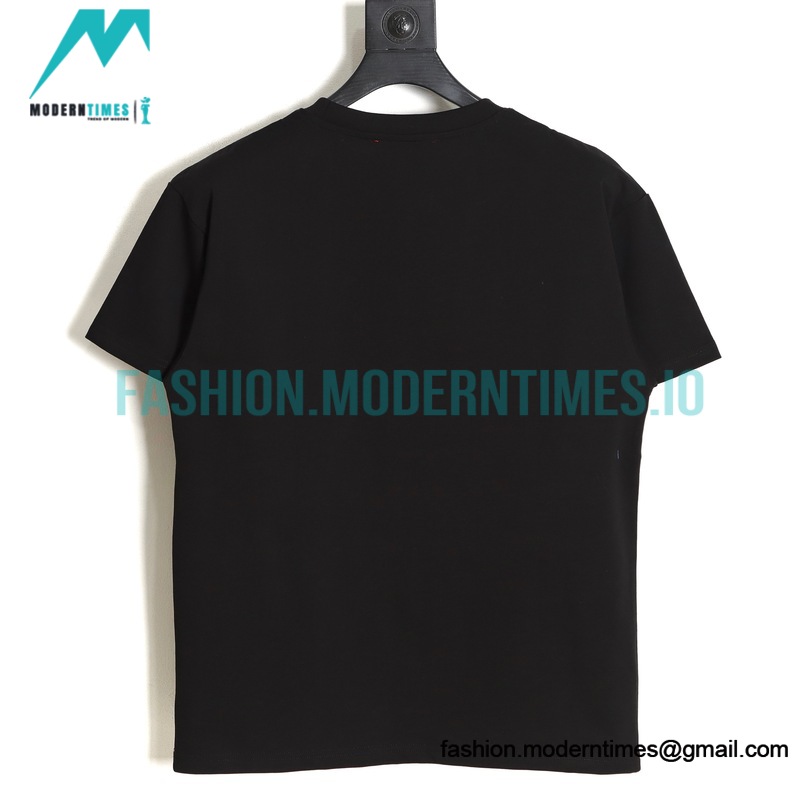 Gucci - Long Laces Letter Logo Short-sleeved Round Neck T-shirt