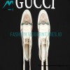 Gucci - Long Laces Letter Logo Short-sleeved Round Neck T-shirt