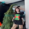 Gucci - 23SS Red /Green Square Short-sleeved T-shirt