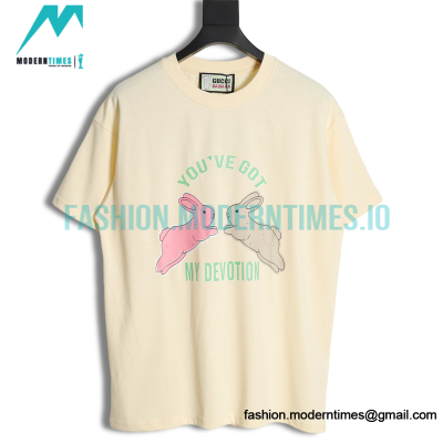 Gucci - 23ss Year Of The Rabbit Limited Double Rabbit Print Short Sleeve