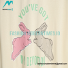 Gucci - 23ss Year Of The Rabbit Limited Double Rabbit Print Short Sleeve