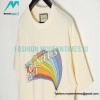 Gucci - 22ss Rainbow Letter Print Short Sleeve