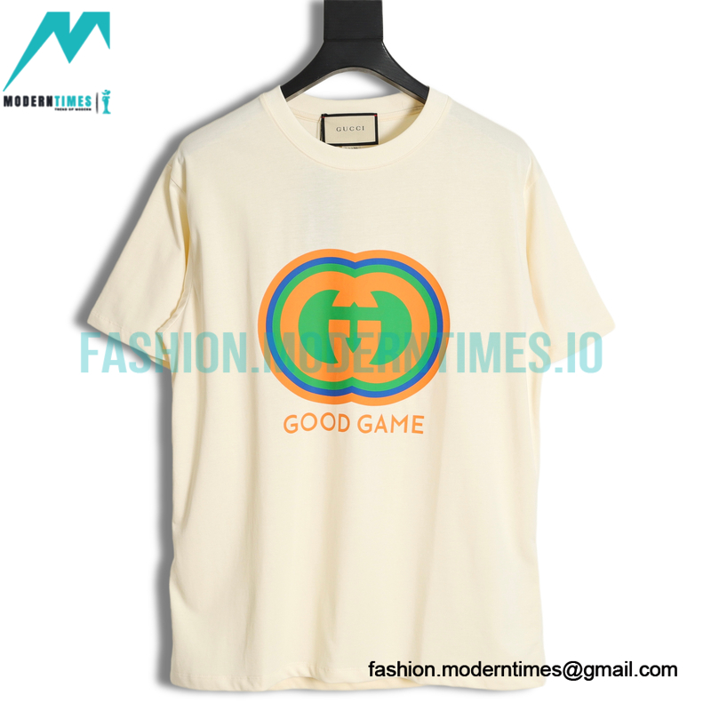 Gucci - 23ss Good Game Special Collection Printed Short-sleeved T-shirt