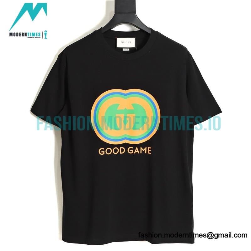 Gucci - 23ss Good Game Special Collection Printed Short-sleeved T-shirt