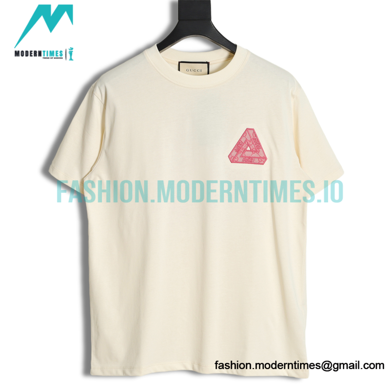 Gucci - Amp - Palace 23ss Co-branded Embroidery Triangle Logo Short Sleeve
