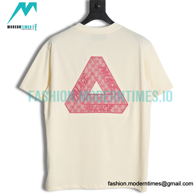 Gucci - Amp - Palace 23ss Co-branded Embroidery Triangle Logo Short Sleeve