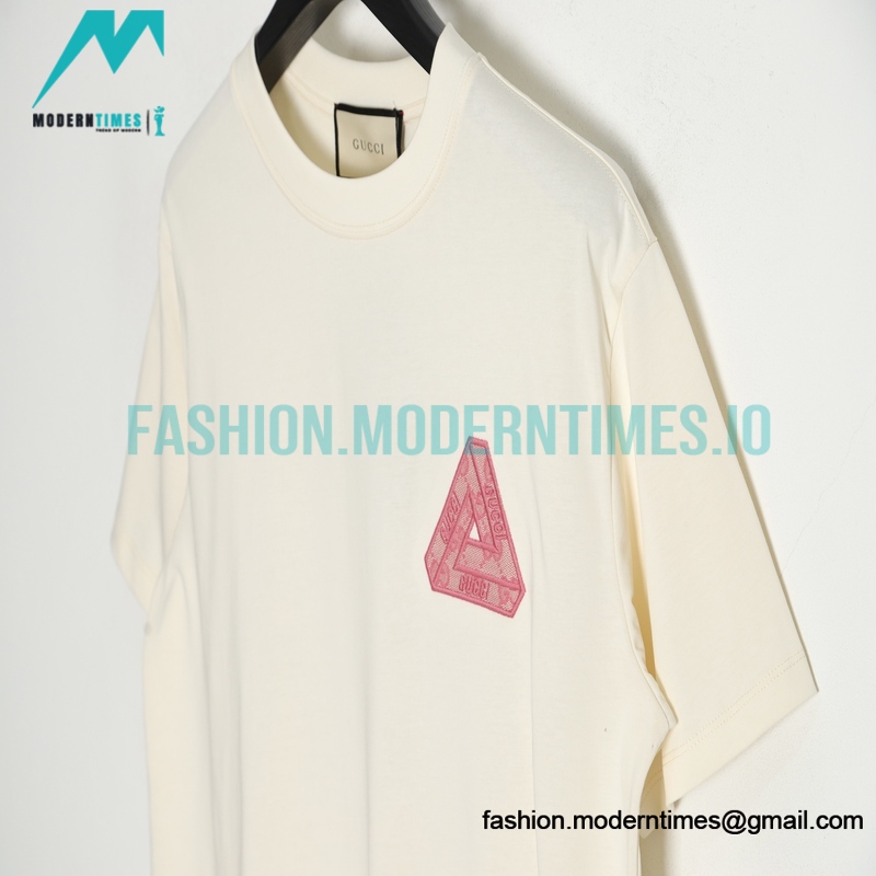 Gucci - Amp - Palace 23ss Co-branded Embroidery Triangle Logo Short Sleeve
