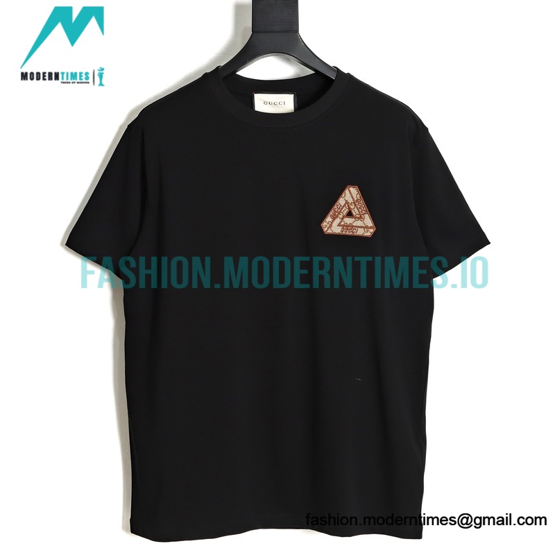 Gucci - Amp - Palace 23ss Co-branded Embroidery Triangle Logo Short Sleeve